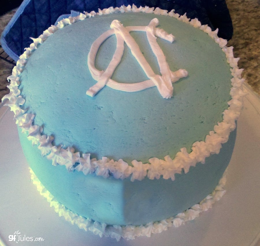 gluten free UNC cake