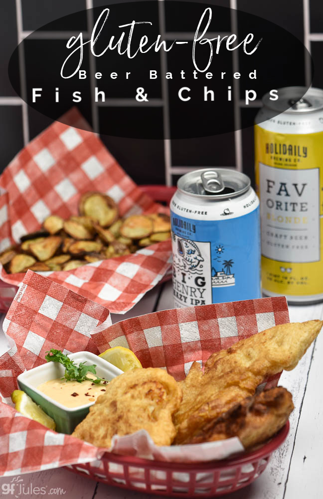 gluten free beer battered fish and chips| gfJules