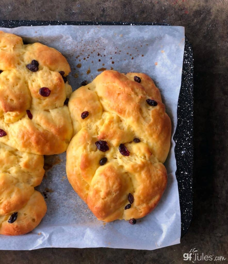 gluten free braided bread gfJules