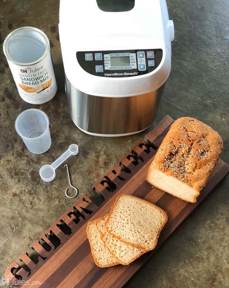 I bought a Dash Everyday Bread Maker & this is my first try. I used the GF  bread recipe in the book that came with it & I think I'm in love! 