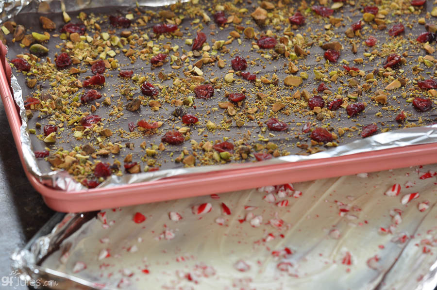 gluten free chocolate bark trays pistachios | gfJules