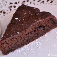 gluten free chocolate lentil pie