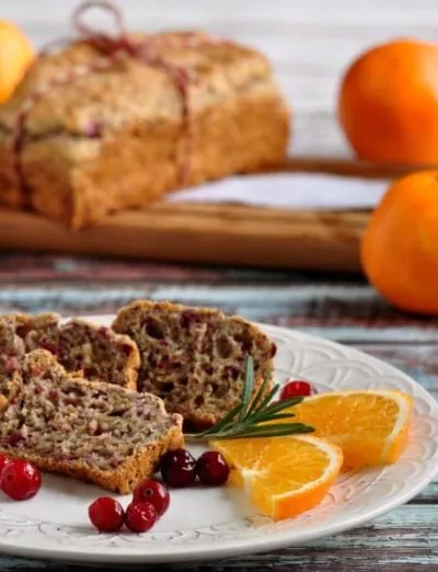 gluten free cranberry orange breads