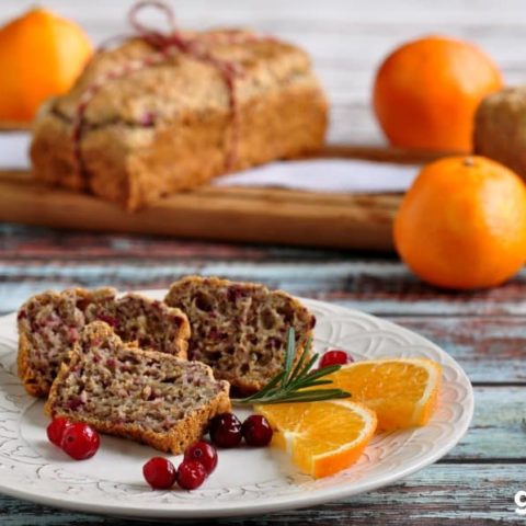 gluten free cranberry orange breads