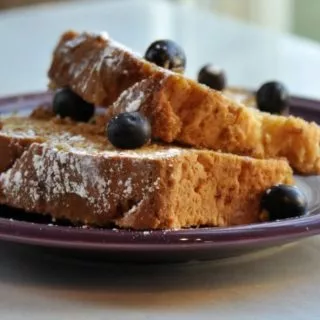 gluten free french toast casserole with blueberries -gfJules