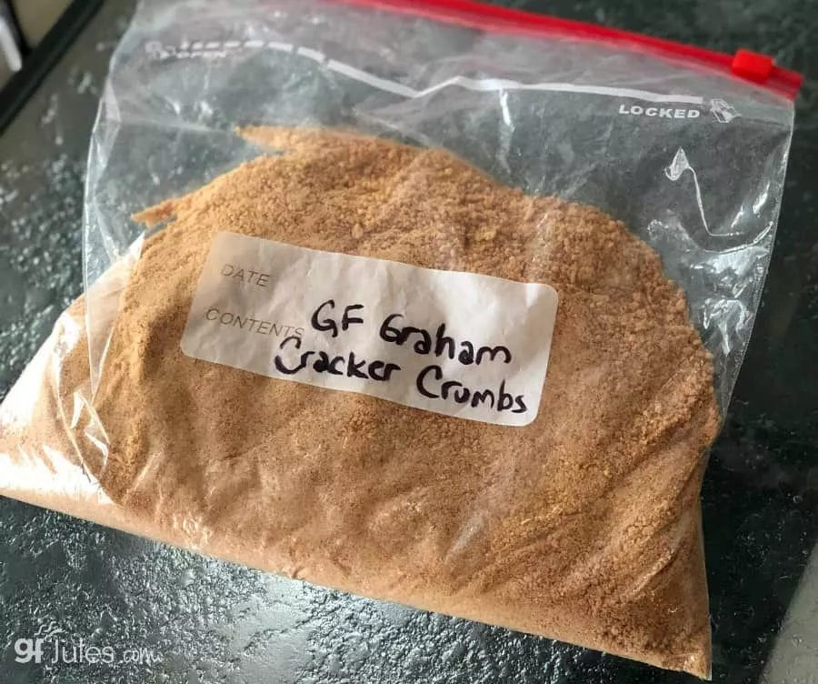 gluten free graham cracker crumbs in bag