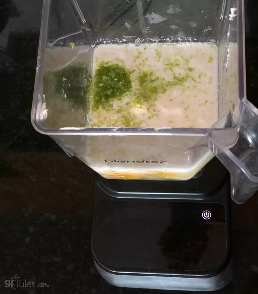 glutenfri key lime pie i blender