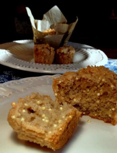 gluten free lemon millet muffin