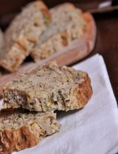 gluten free veggie zucchini bread -gfJules