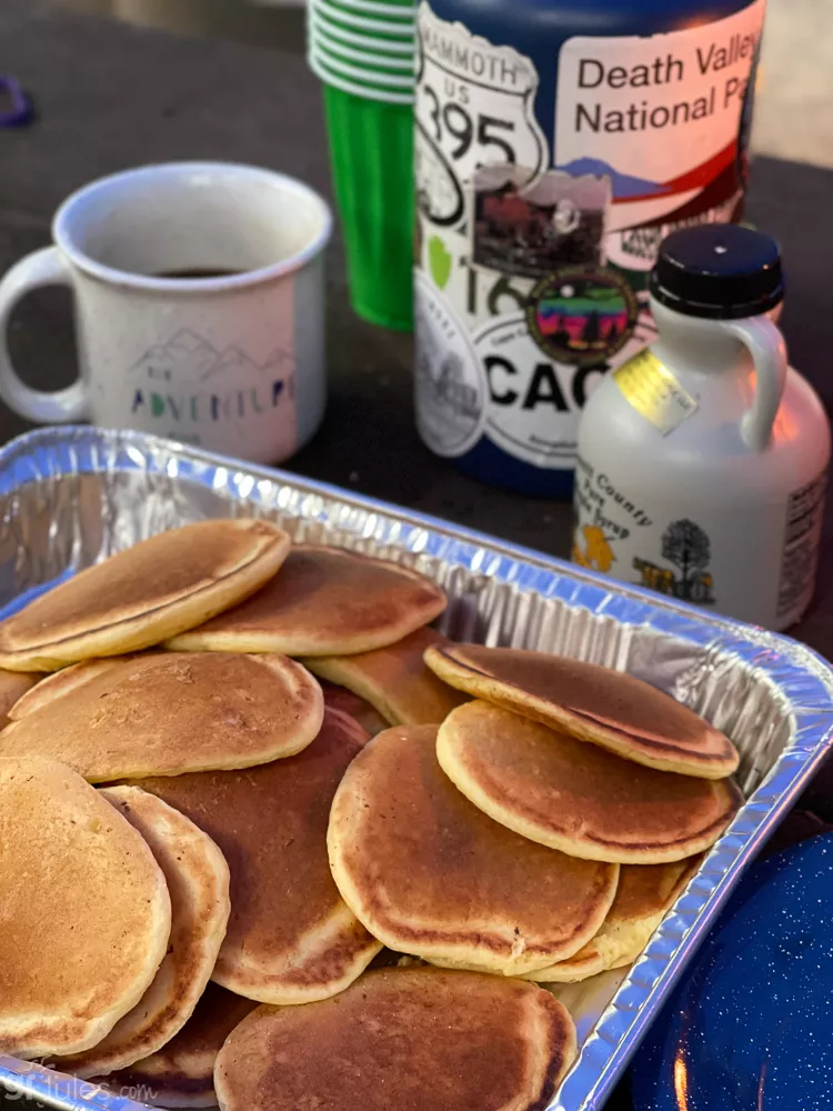 gluten free pancakes from mix camping 2| gfJules