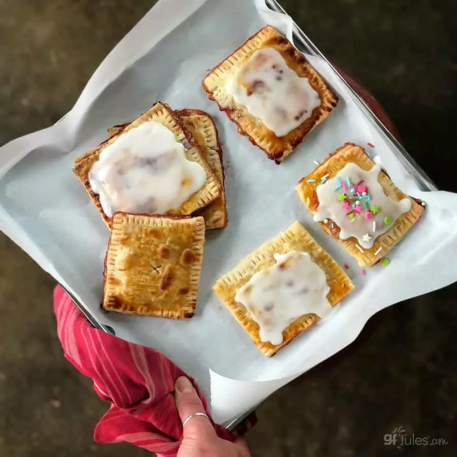 Gluten Free Pop Tarts are easy to make, and so worth it! gfJules