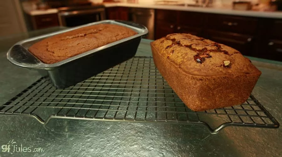 gluten free pumpkin bread loaves - gfJules