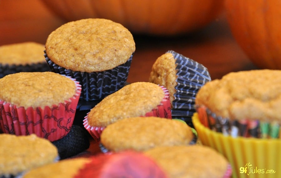 gluten free pumpkin cornbread muffins - gfJules