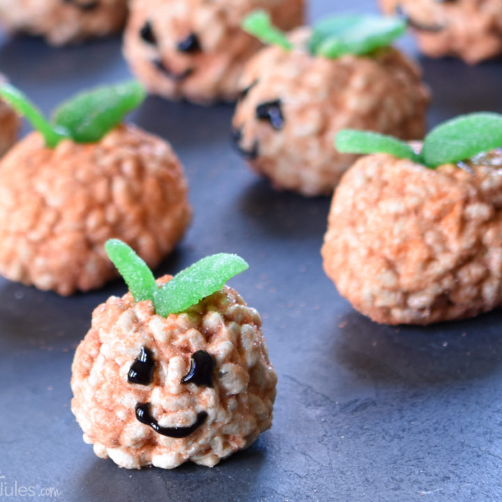 gluten free pumpkin rice crispy treats CU | gfJules