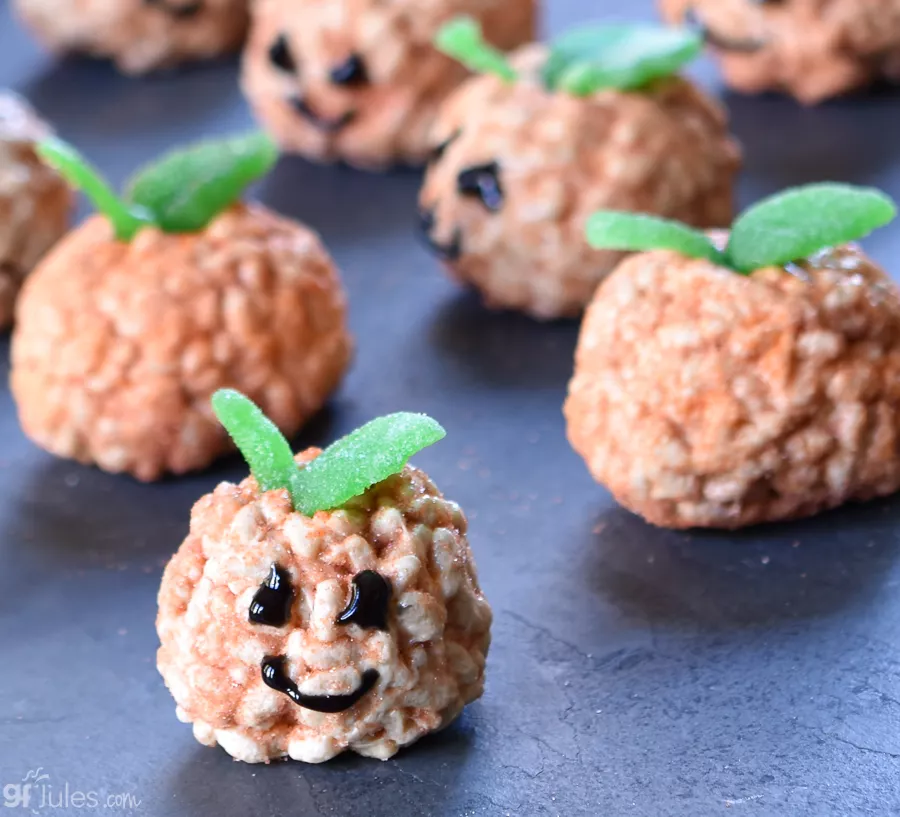 gluten free pumpkin rice crispy treats CU | gfJules