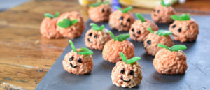 gluten free pumpkin rice crispy treats banner | gfJules