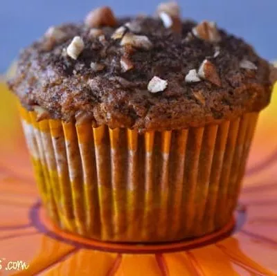 gluten free pumpkin zucchini muffin