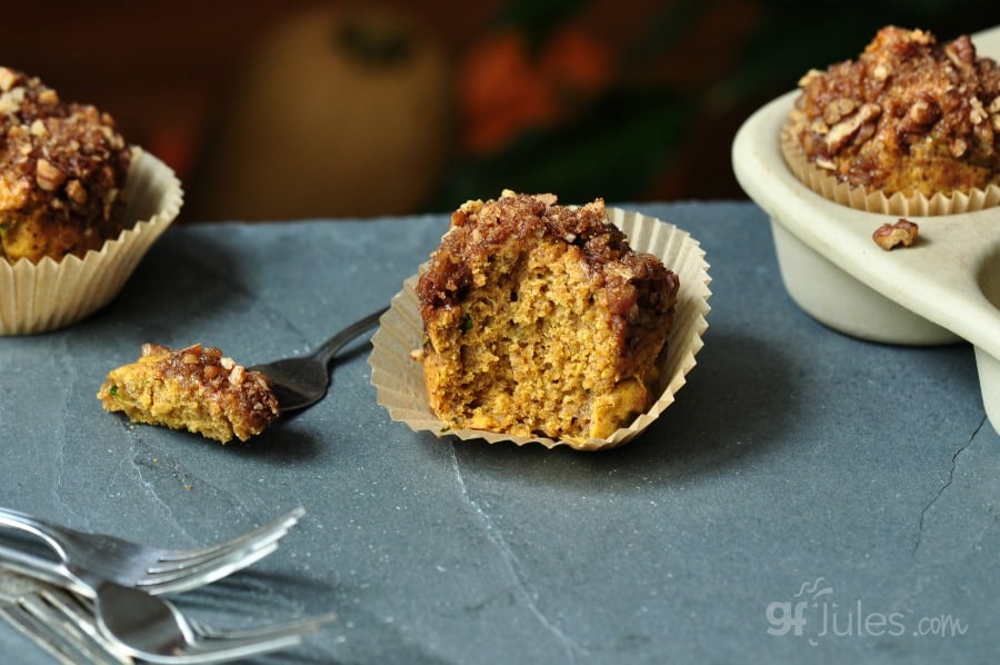 gluten-free-pumpkin-zucchini-muffin-with-bite-gfjules-com