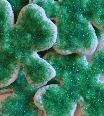 gluten free cut-out cookie mix shamrocks