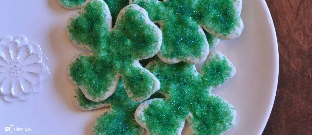 gluten free cut-out cookie mix shamrocks