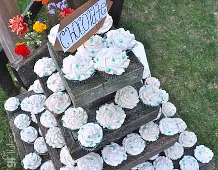 gluten free wedding cupcake tower