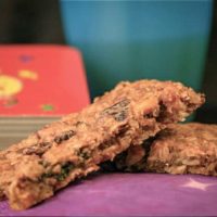 gluten free granola bars with book