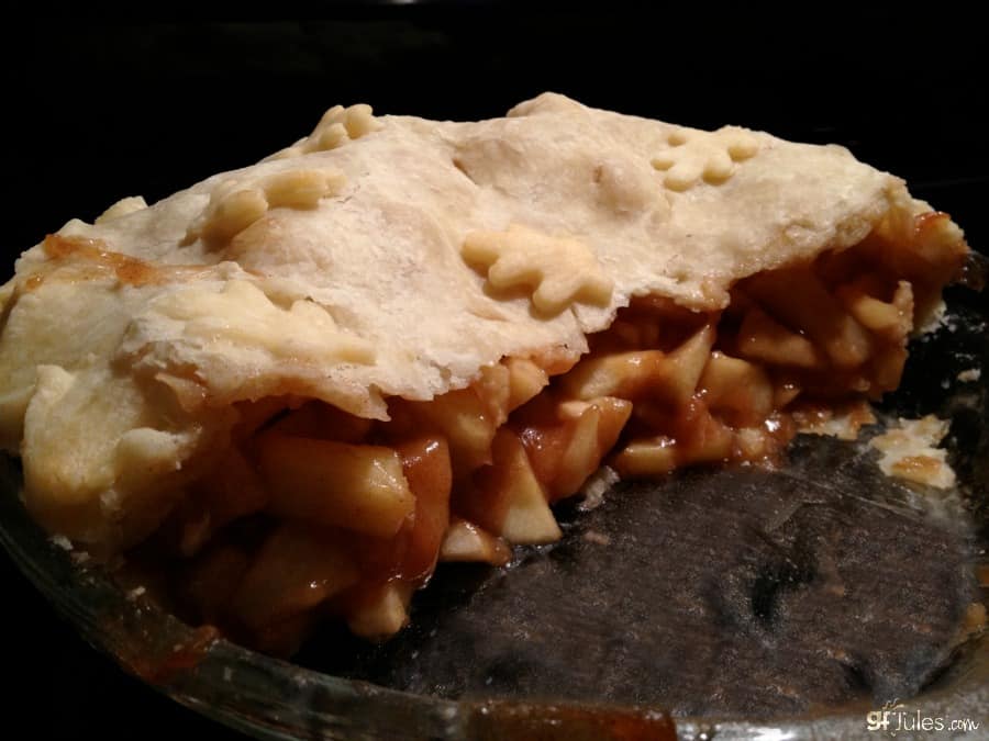 half gluten free apple pie - Gluten free recipes - gfJules - with the