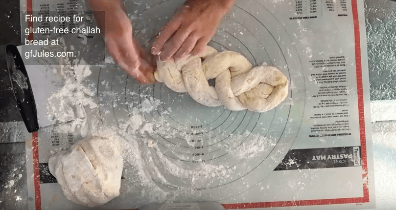 making gluten free challah