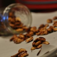 gluten free maple glazed nuts