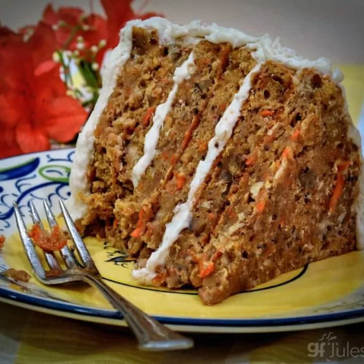 secret ingredient gluten free carrot cake