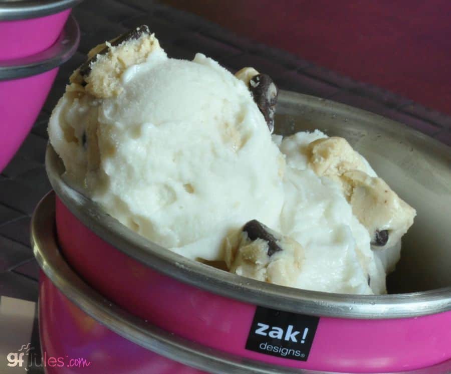 Homemade Gluten Free Cookie Dough Ice Cream Recipe