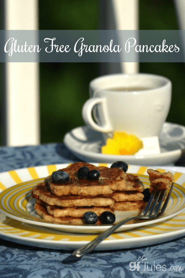 Much more than just a pancake, these gluten free granola pancakes are full of flavor, texture and nutrition to start your day off right!