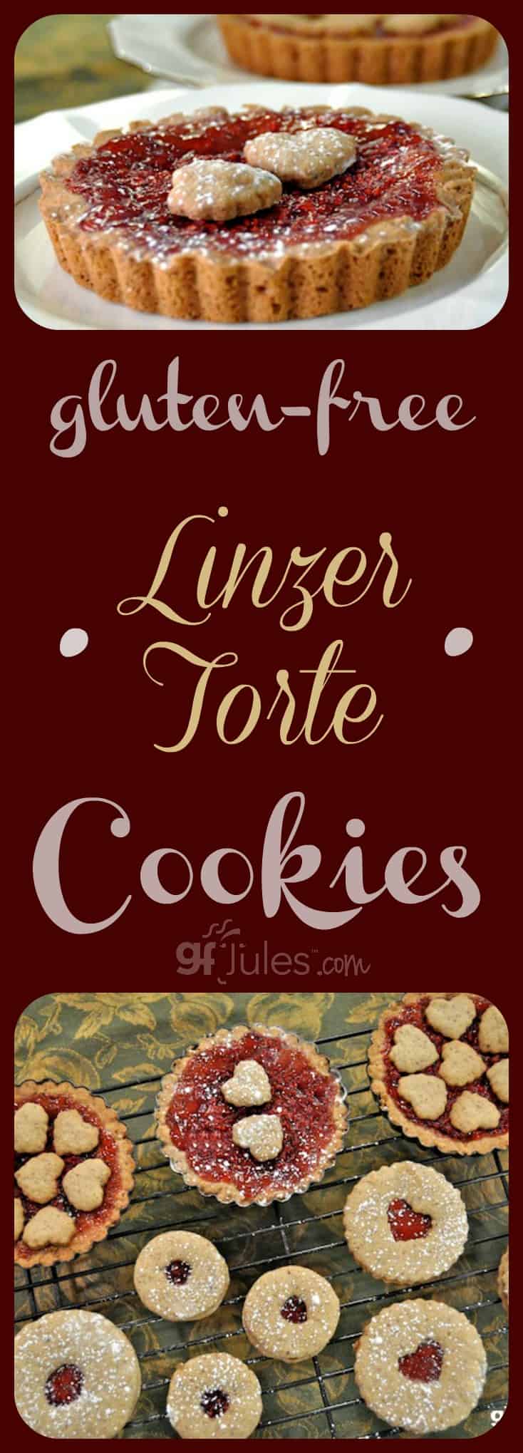 Gluten Free Linzer Torte Cookies gfJules.com
