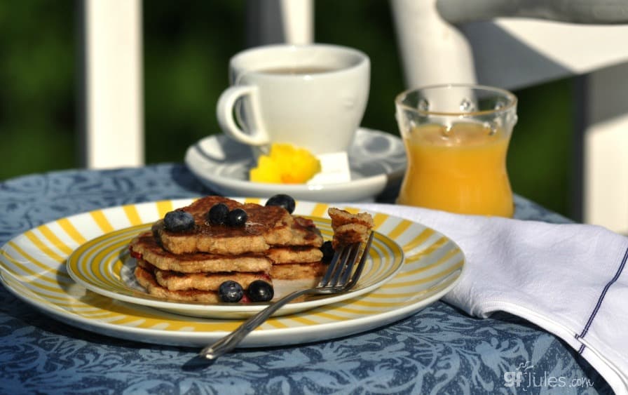 gluten free granola pancakes for breakfast