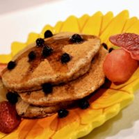 gluten free granola pancakes