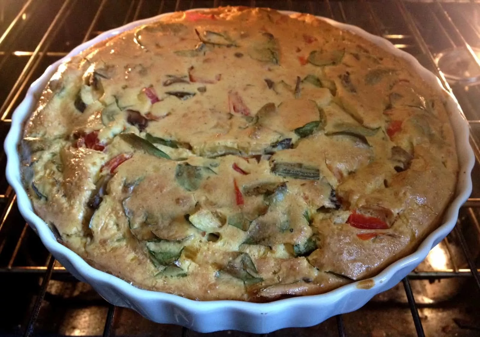 gluten free veggie quiche