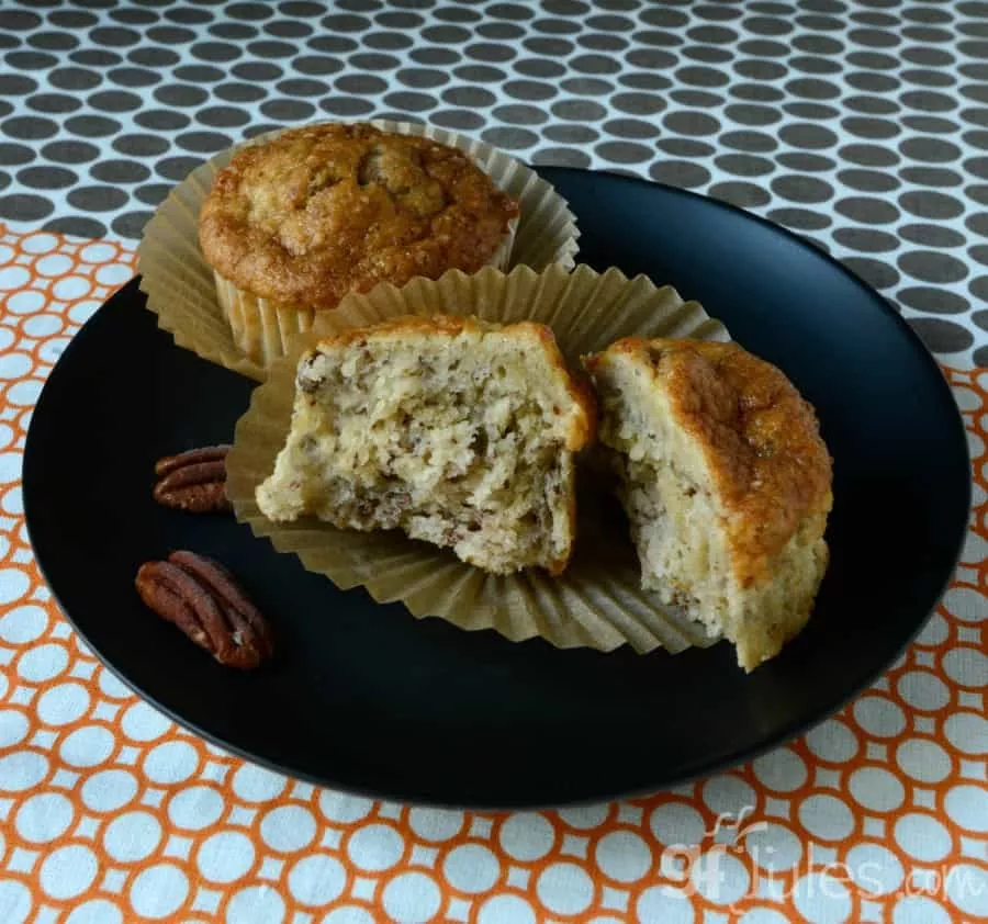 gluten free BANANA MUFFINS 