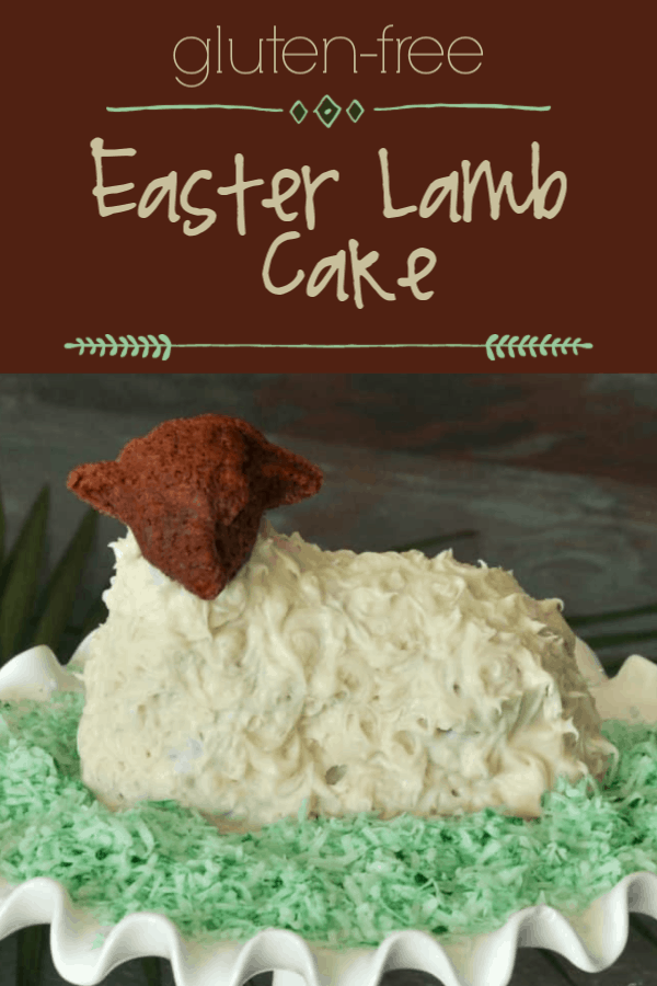 Gluten Free Easter Lamb Cake by gfJules makes a beautiful (and delicious!) Easter centerpiece. 