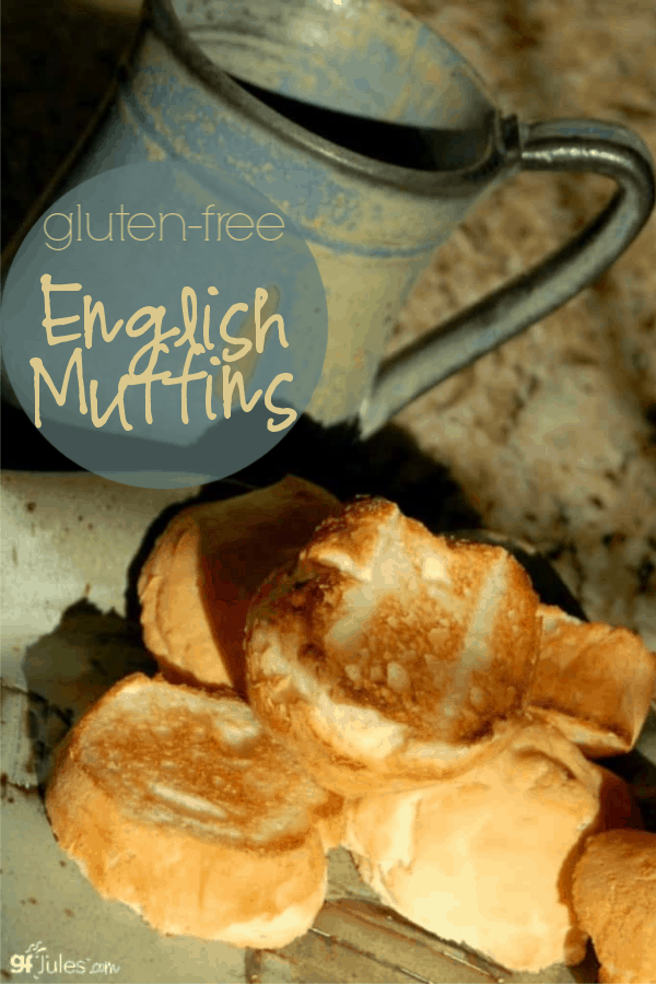 Homemade Gluten Free English Muffins - gluten free and dairy free. So easy, you'll always want to have these around!