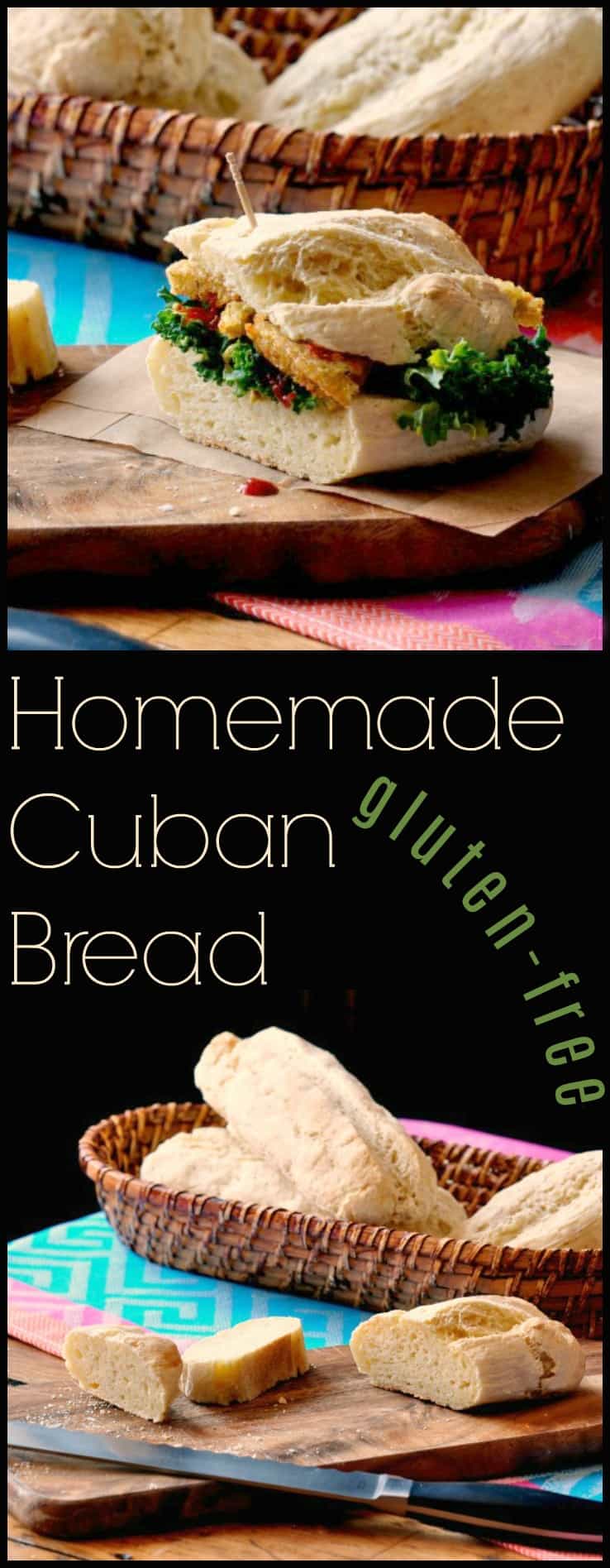 This gluten free Cuban Bread recipe creates a soft, spongy loaf with a crunchy crust that so distinctively makes every sandwich that much better.