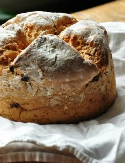 gluten free irish soda bread square