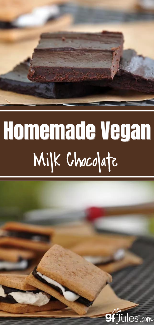 Homemade Vegan Milk Chocolate