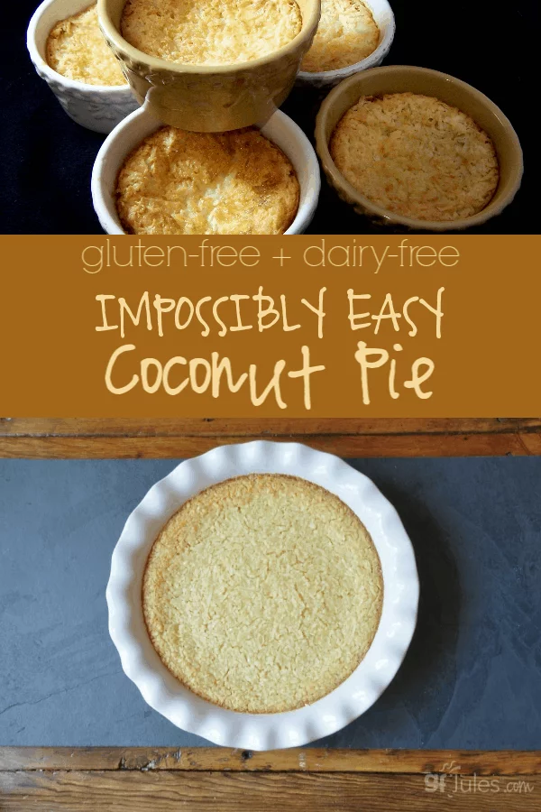 A favorite family recipe, this gluten free coconut pie is so embarrassingly easy to make that it seems impossibly delicious, but I promise you can do it!