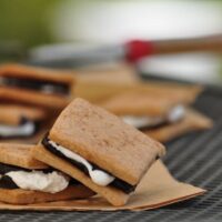 vegan gluten free s'mores cookies