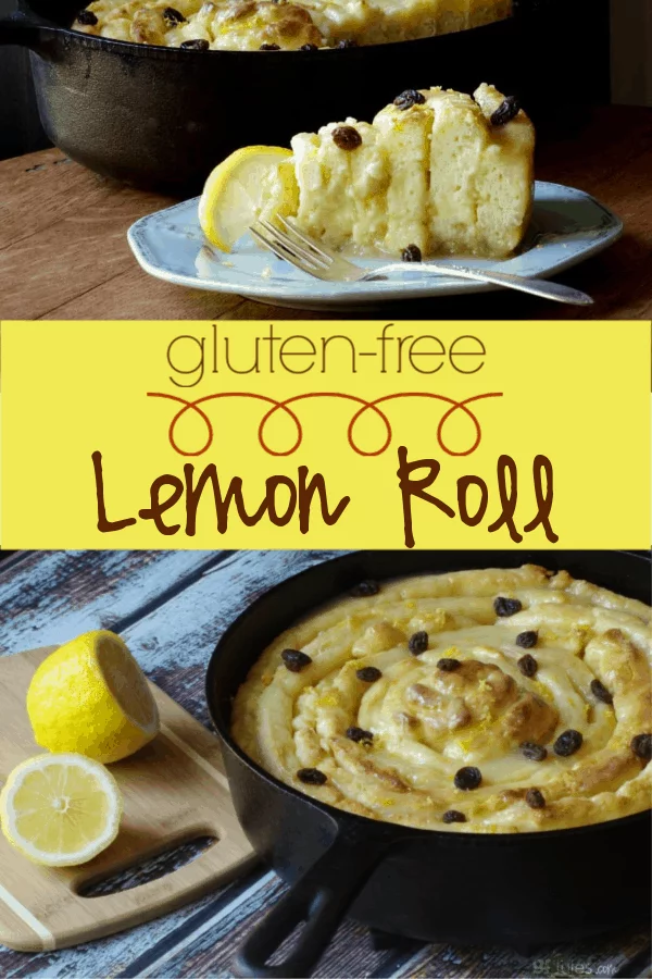 Like a giant cinnamon bun, but lemony, instead! This fun gluten free lemon roll isn't nearly as hard to make as it looks!