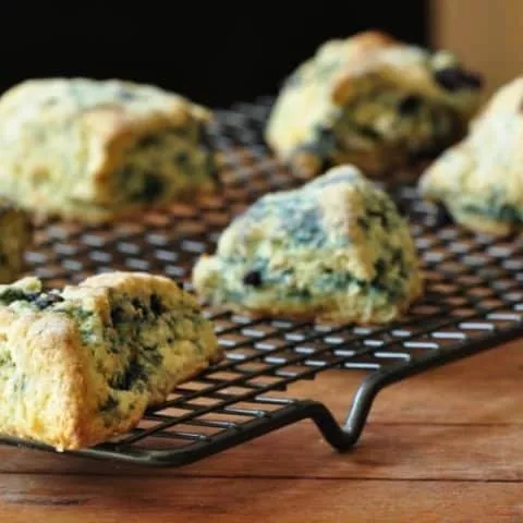 gluten free blueberry scones