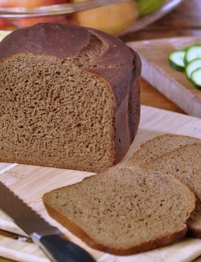 gluten free pumpernickel loaf gfJules.com