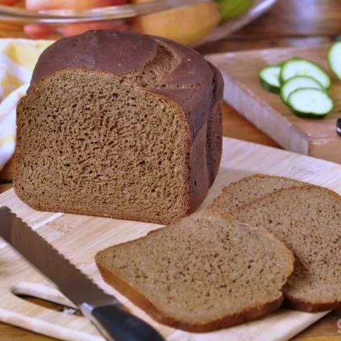 gluten free pumpernickel loaf gfJules.com