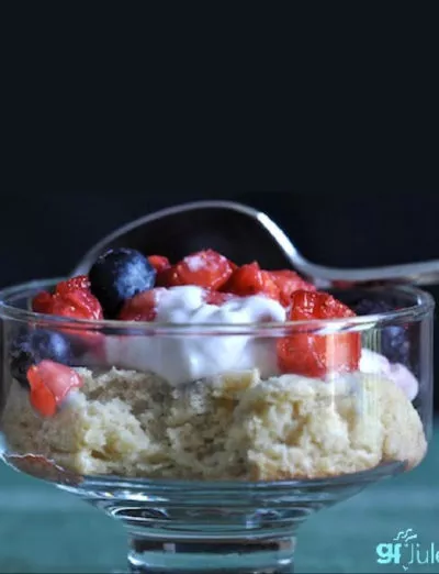 gluten free shortcakes in glass | gfJules