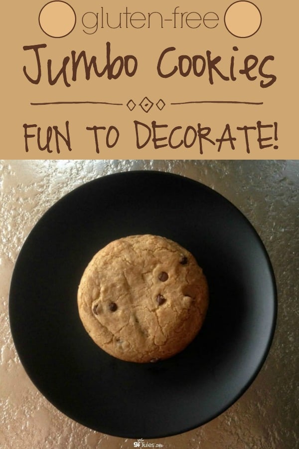 Gluten Free Jumbo Cookies by gfJules are so much fun to decorate for any occasion!